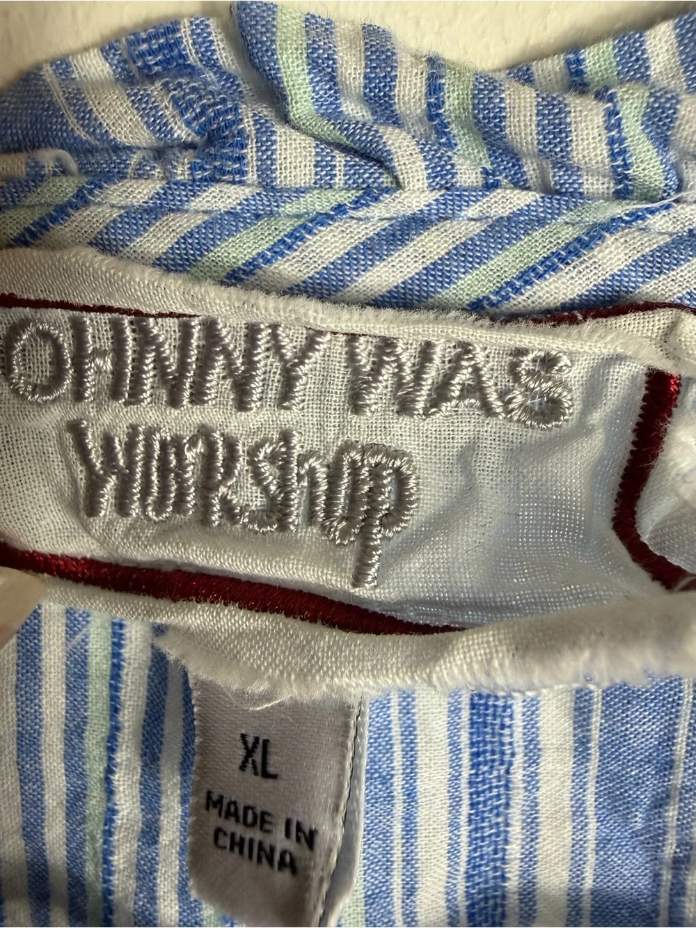 Johnny Was Jeanette Ruffle Sleeve in Aster Stripe - Picture 8 of 10